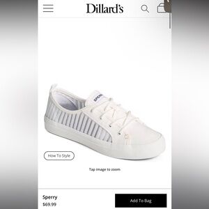 Sperry women’s white sneakers